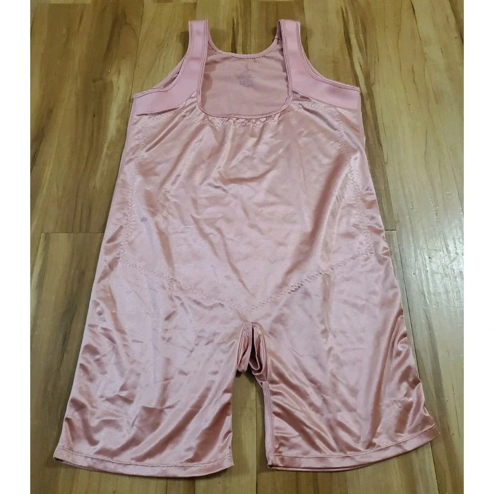 Secret Solutions Shapewear Body Briefer Plus Size 4X 34/36 Blush Pink